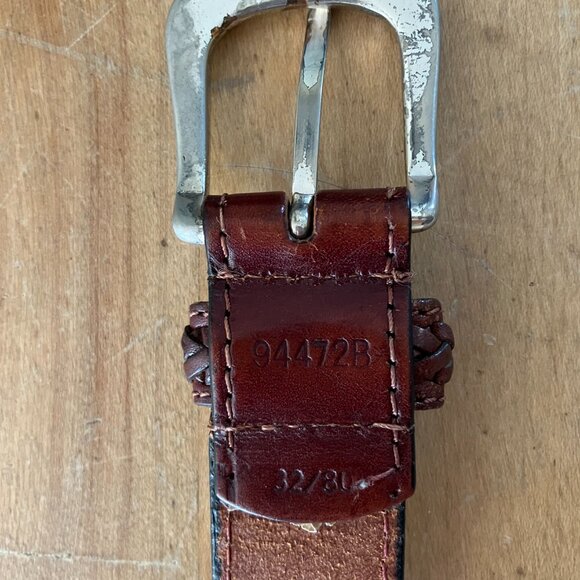 Vintage Braided Leather Belt - Picture 5 of 12